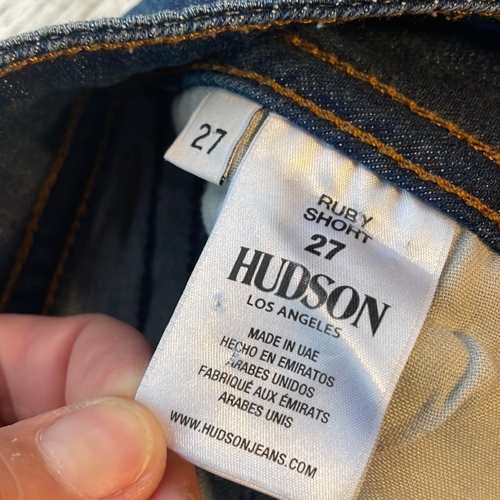 Hudson Distressed Ruby Short, Size 27 - image 5